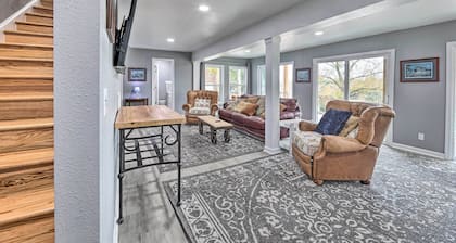 Spacious Lakefront Retreat w/ Hot Tub + Dock!