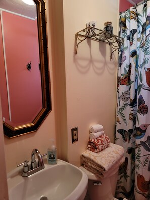 Combined shower/tub