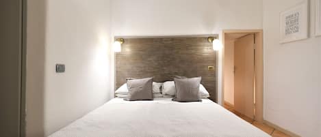 City-Apartment | 1 Schlafzimmer, Bettwäsche aus ägyptischer Baumwolle