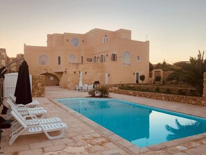 Villa | Pool | Outdoor pool - Farmhouse Villa in Gozo With Large Pool & Garden (Gharb)