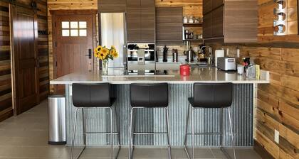 New Cabin on a 300 acre farm with Spectacular views of Flathead Lake