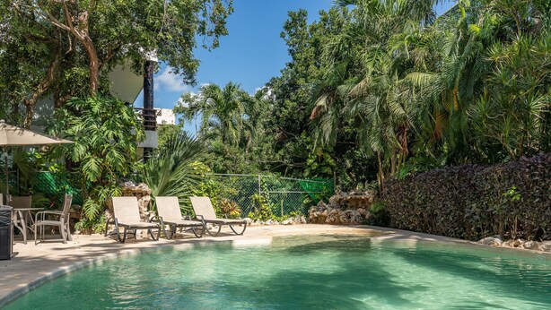 Pool - Hermoso PH Roof privado alberca wifi200 (Playa del Carmen)