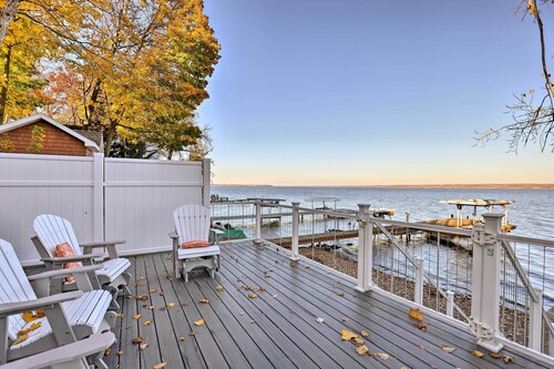 Lakefront Romulus Retreat w/ Private Dock!