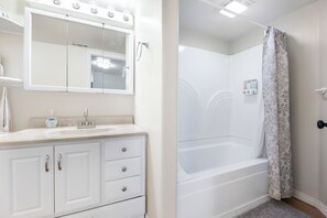 Hair dryer, towels