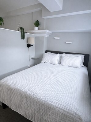 Desk, iron/ironing board, WiFi (free), bed sheets
