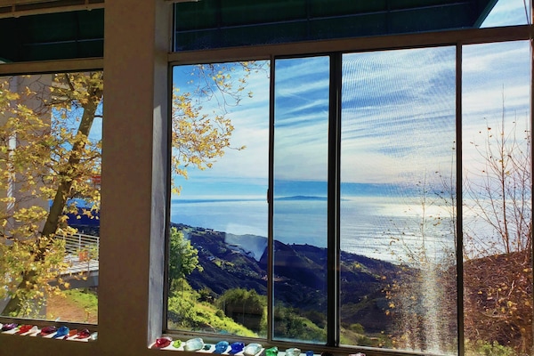 view from dining table