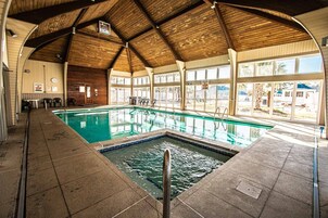 Indoor pool, seasonal outdoor pool