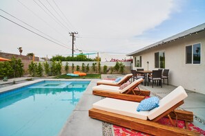 Outdoor pool, a heated pool - "The White Rabbit" Palm Springs--60's Inspired Pad (Palm Springs)