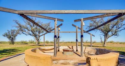 Secluded Ranch w/ Courtyard ~ 4 Mi to Odessa!
