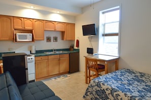 1 bedroom, travel crib, WiFi, bed sheets