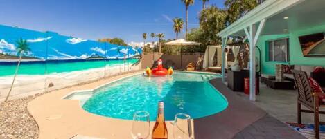 Außenpool, beheizter Pool