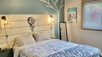 2 sovrum, skrivbord, strykjärn/strykbräda och gratis wi-fi