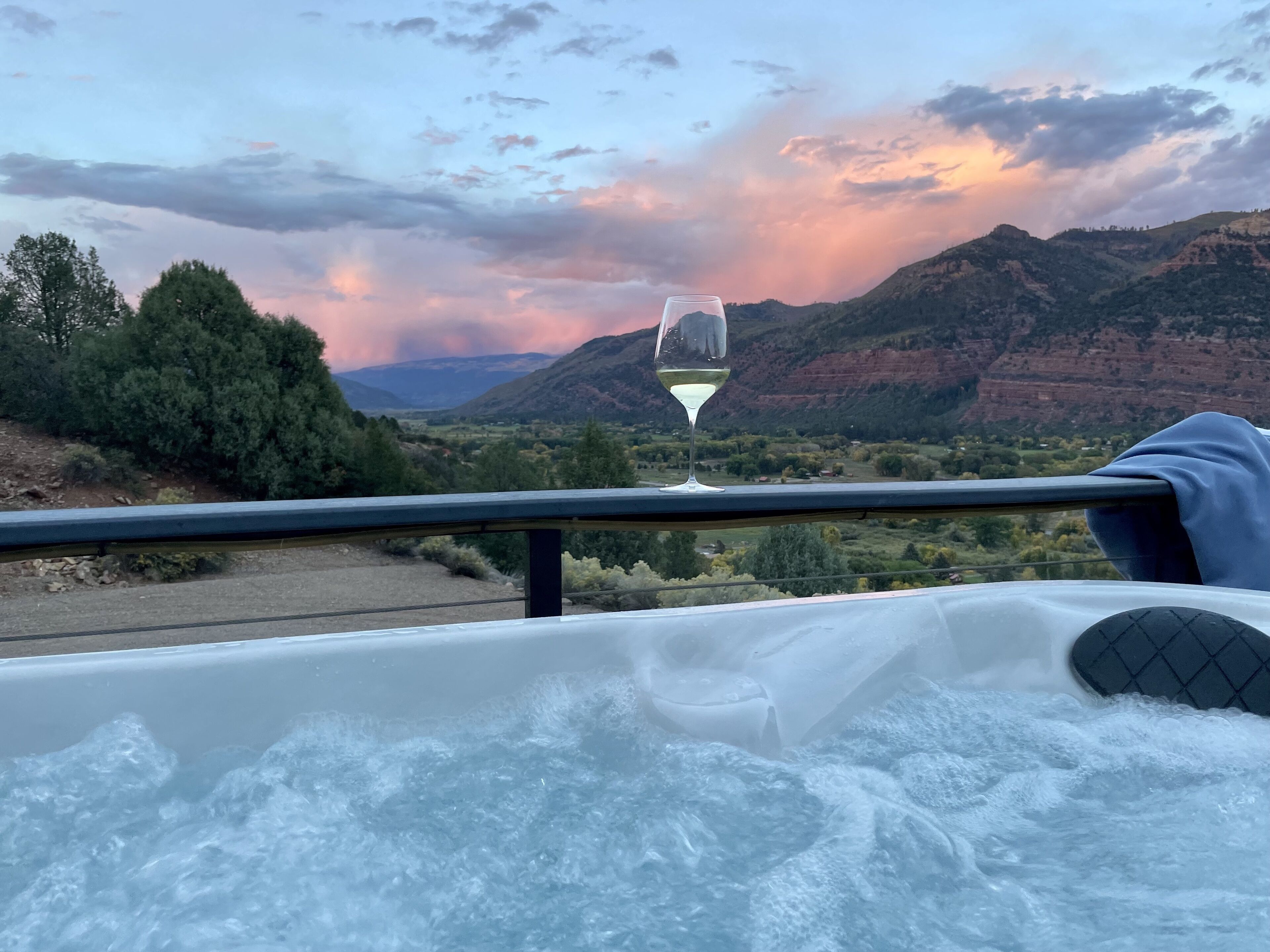 Bain à remous extérieur