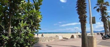 On the beach