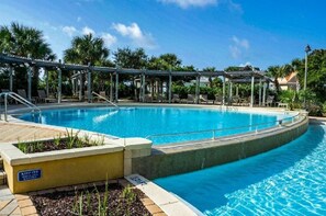 Una piscina riscaldata