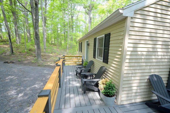 Majoituspaikan julkisivu