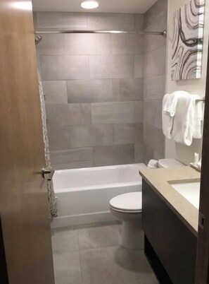 Shower, towels