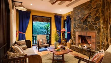 Phòng Suite Premium, 1 giường đôi | Khu phòng khách