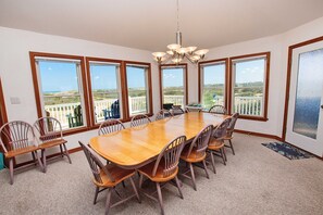 Dining - Oceanside, 7 BRS, Private Pool, Hot Tub, Rec Room, OS1A, Corolla Horizons (Corolla)