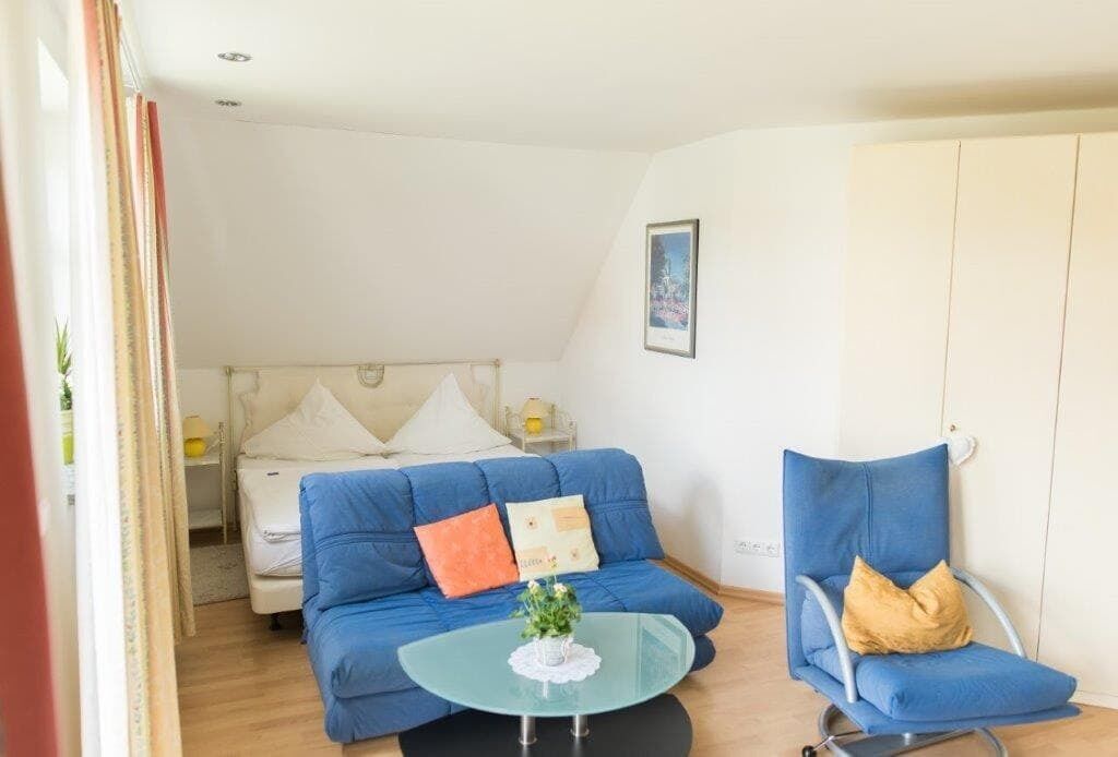 Appartement-Schlafbereich