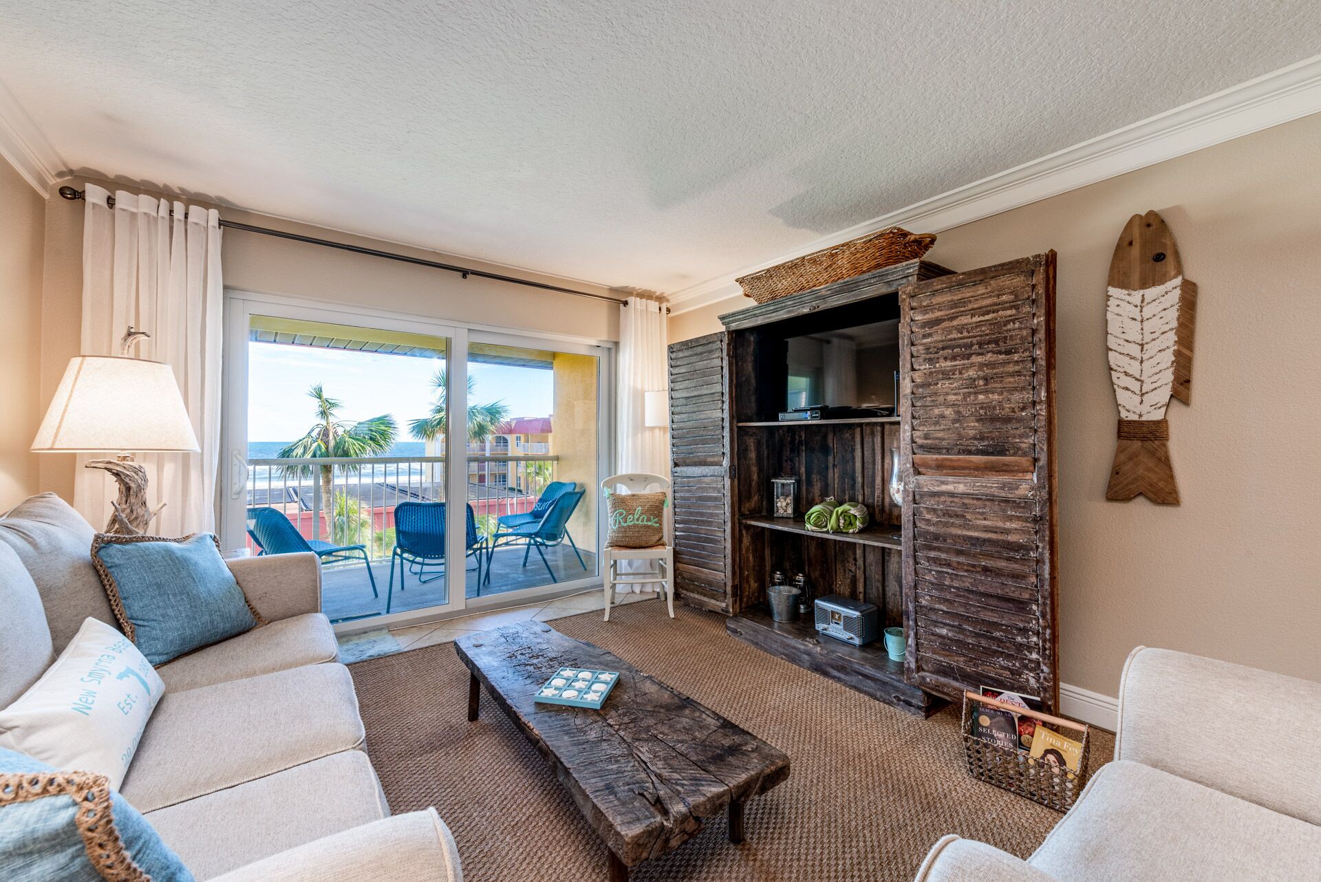 Beautiful Ocean View 2/2 unit located at Point East- non-driving section of NSB