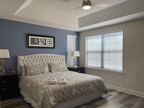 4 bedrooms, in-room safe, iron/ironing board, free WiFi