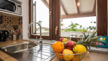 Comfort Apartment A2 | Eigene Küche | Kühlschrank, Mikrowelle, Ofen, Herdplatte