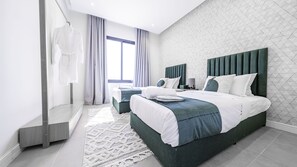 Departamento, 3 habitaciones | 2 habitaciones, edredón, decoración personalizada y muebles diferentes