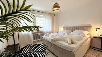 1 bedroom, travel crib, free WiFi, bed sheets