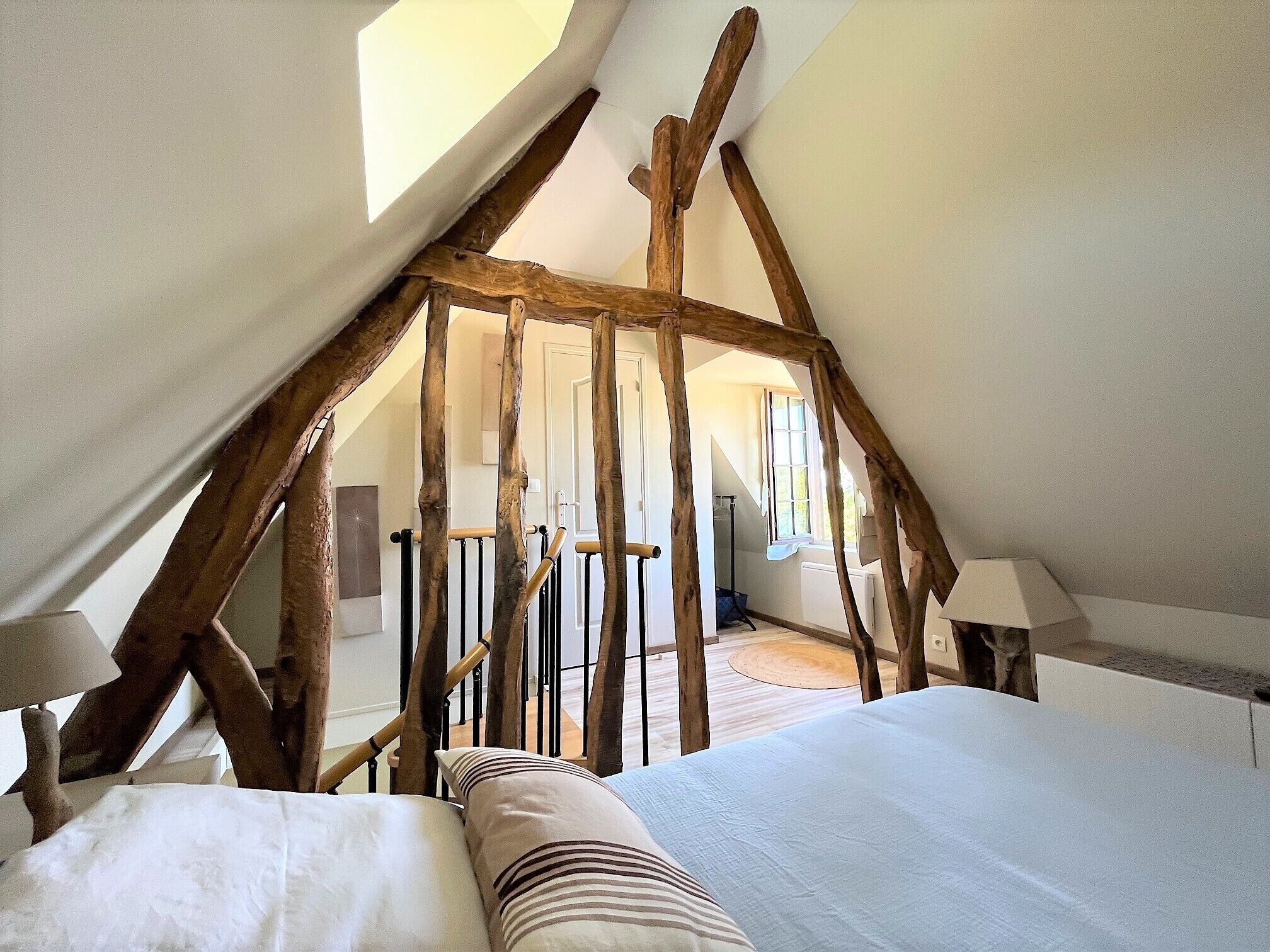 1 chambre, fer et planche à repasser, lit parapluie, Wi-Fi gratuit