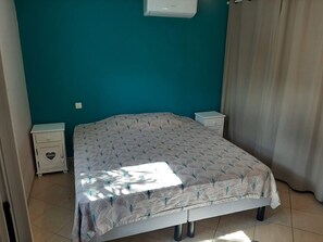 3 soverom, strykejern/-brett, reiseseng for barn og wi-fi