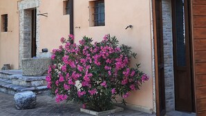 A building with multiple windows, some with shutters, and flower boxes on the exterior. - Agriturismo Villino Bellavista (Spoleto)