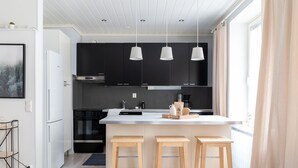City Studio | Private kitchen | Coffee/tea maker, fridge, oven, stovetop - Great location between Ratina and Arena (Tampere)