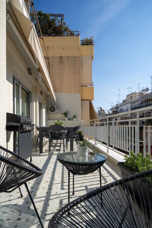 Luxus apartman, 4 hálószobával, erkély | Kilátás a szobából