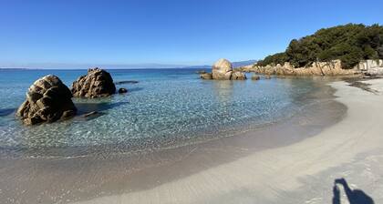 Apartment with superb sea view 200m from the beach and 10m from Porticcio