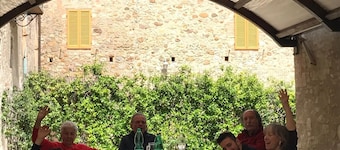 Montaperti is a characteristic 19th century Tuscan villa