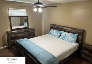 3 habitaciones, tabla de planchar con plancha y wifi gratis 