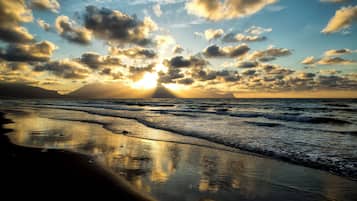 Beach nearby, white sand