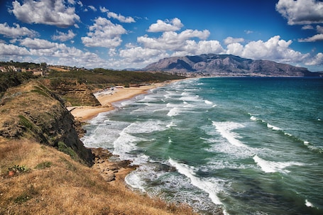 Beach nearby, white sand