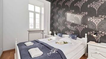 1 soverom, strykejern/-brett, wi-fi og sengetøy