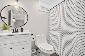 Hair dryer, towels