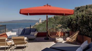 Cobertura, terraço, vista para o mar (La Roqqa) | Terraço/pátio