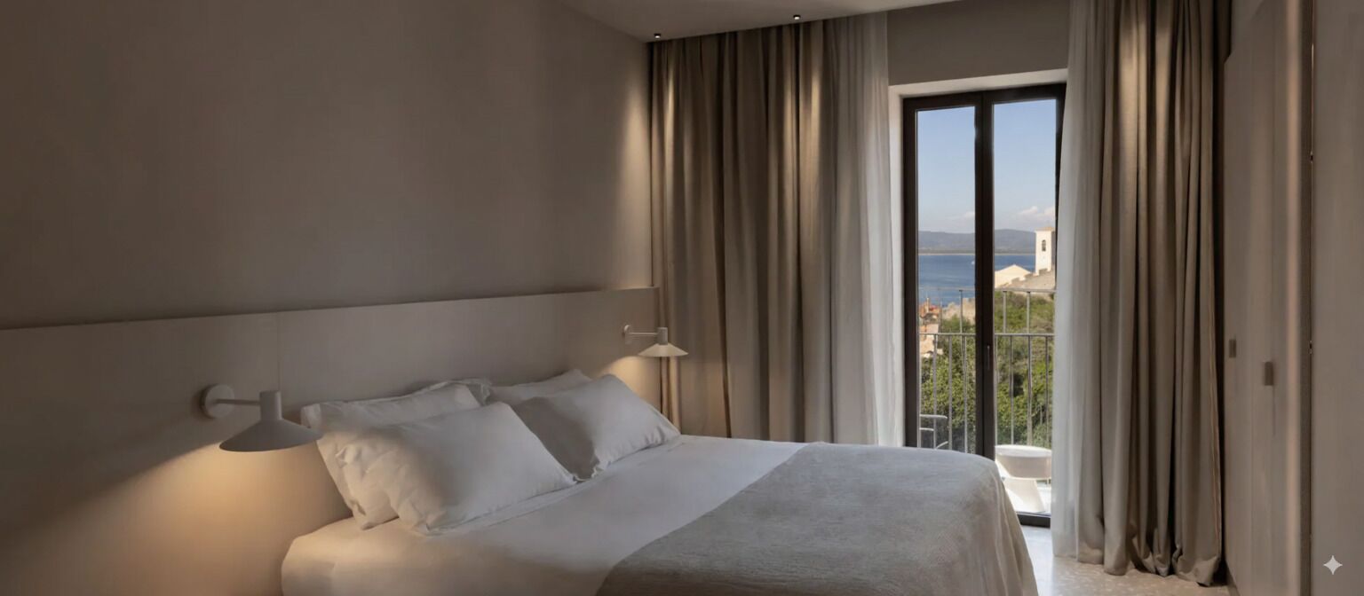 Junior Suite, Terrace, Sea View (Ercoletto) | Minibar, in-room safe, desk, laptop workspace