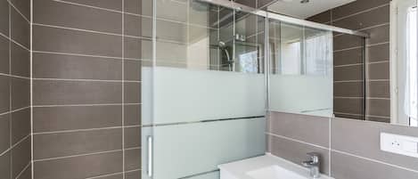 Shower, hair dryer