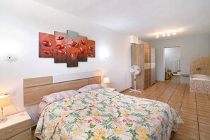 1 bedroom, iron/ironing board, free WiFi, bed sheets - 'Montemar 2' Vacation Apartment with Sea Views, Shared Pool, and Wi-Fi (Moya)