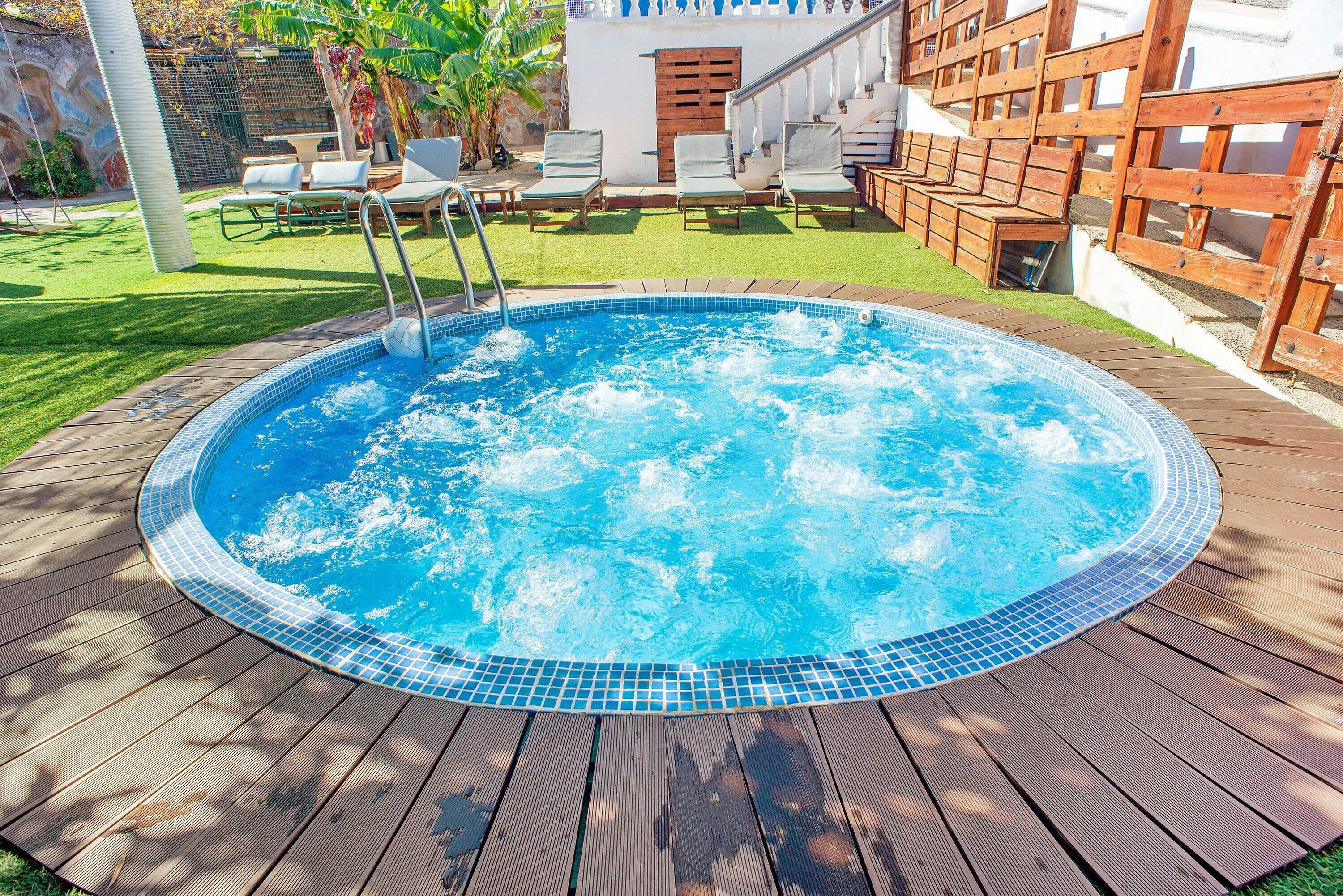 Idromassaggio all'aperto