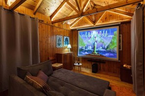 Interior - Pine Forest Chalet 1400m | Cinema & Fireplace (Artemisia)