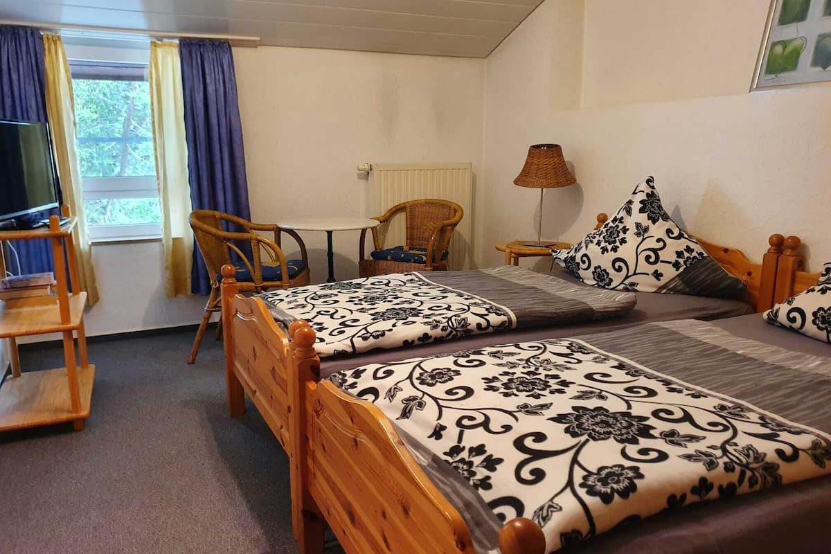 Deluxe tweepersoonskamer | 1 slaapkamer, gratis wifi, beddengoed