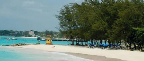 ビーチの近く、サンラウンジャー、ビーチタオル