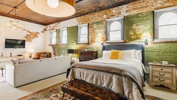 1 sovrum, skrivbord, strykjärn/strykbräda och gratis wi-fi